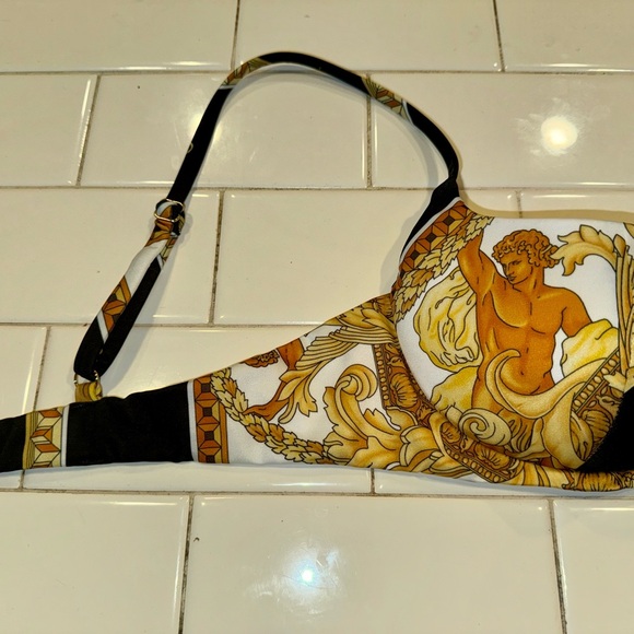 Versace Barocco Swim Top 3B (US 36 B) NWT - Picture 7 of 12